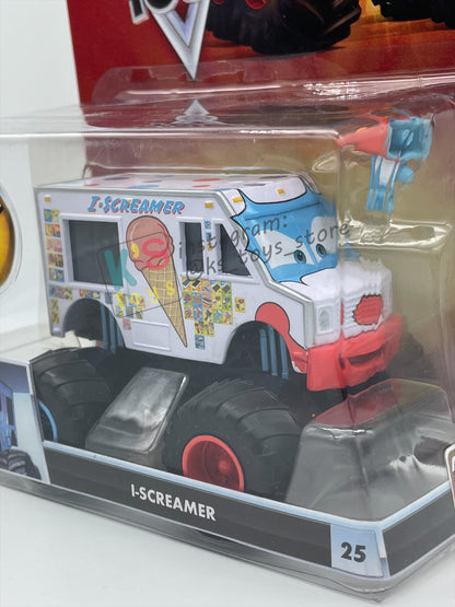 Deluxe Disney Pixar Cars "I-SCREAMER" Monster Truck Mater - Cars Toon Series - BNIP
