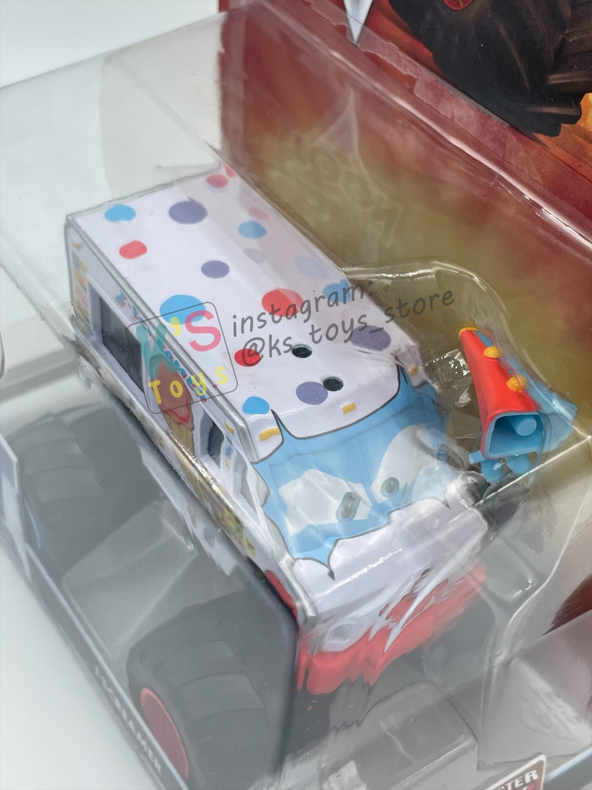 Deluxe Disney Pixar Cars "I-SCREAMER" Monster Truck Mater - Cars Toon Series - BNIP