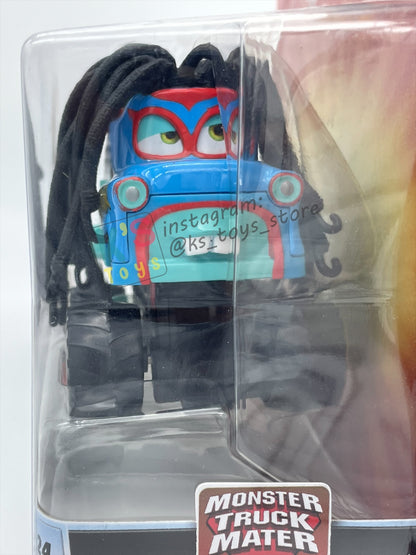DELUXE DISNEY PIXAR CARS "RASTA MATER"- MONSTER TRUCK MATER - Cars Toon - BNIP