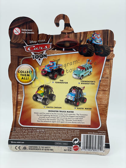 DELUXE DISNEY PIXAR CARS "RASTA MATER"- MONSTER TRUCK MATER - Cars Toon - BNIP