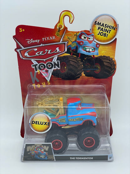 Deluxe Disney Pixar Cars "THE TORMENTOR" Monster Truck Mater - Cars Toon Series - BNIP
