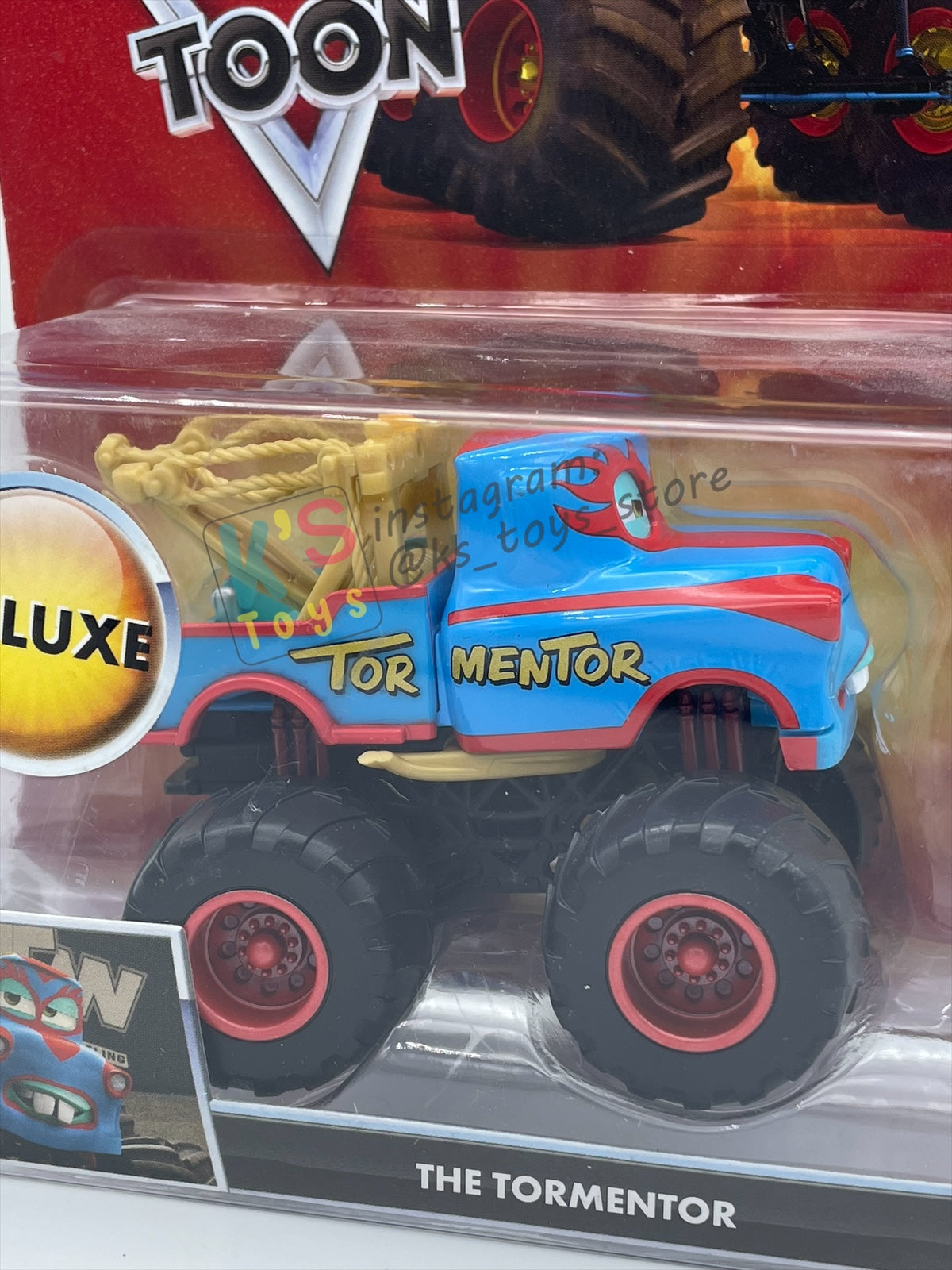 Deluxe Disney Pixar Cars "THE TORMENTOR" Monster Truck Mater - Cars Toon Series - BNIP
