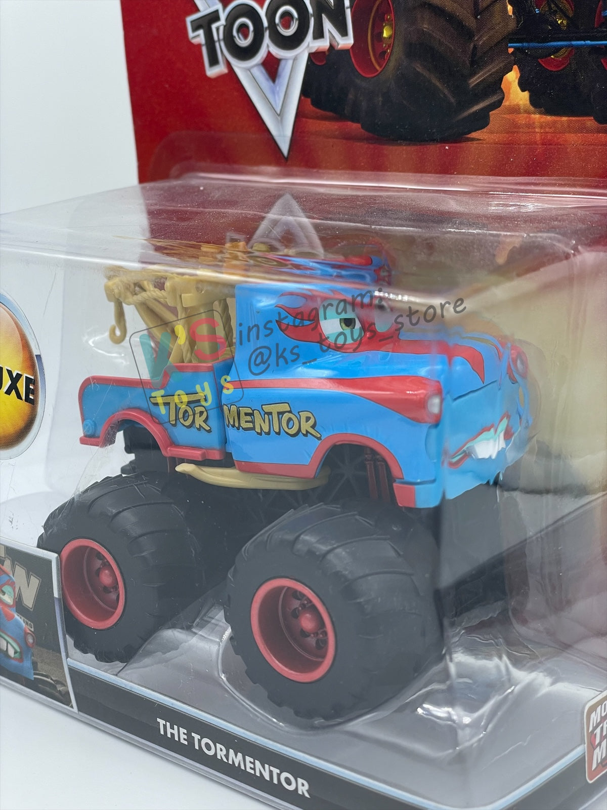 Deluxe Disney Pixar Cars "THE TORMENTOR" Monster Truck Mater - Cars Toon Series - BNIP