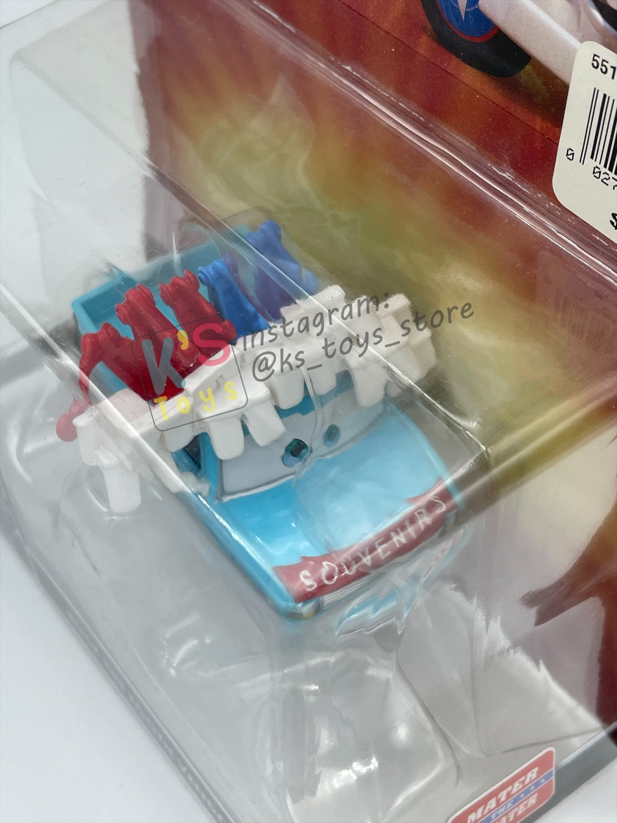 DELUXE DISNEY PIXAR CARS "BUCK THE TOOTH VENDOR" MATER THE GREATER SERIES - Cars Toon - BNIP