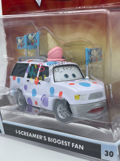 Deluxe Disney Pixar Cars "I-SCREAMER'S BIGGEST FAN" Monster Truck Mater - Cars Toon Series - BNIP