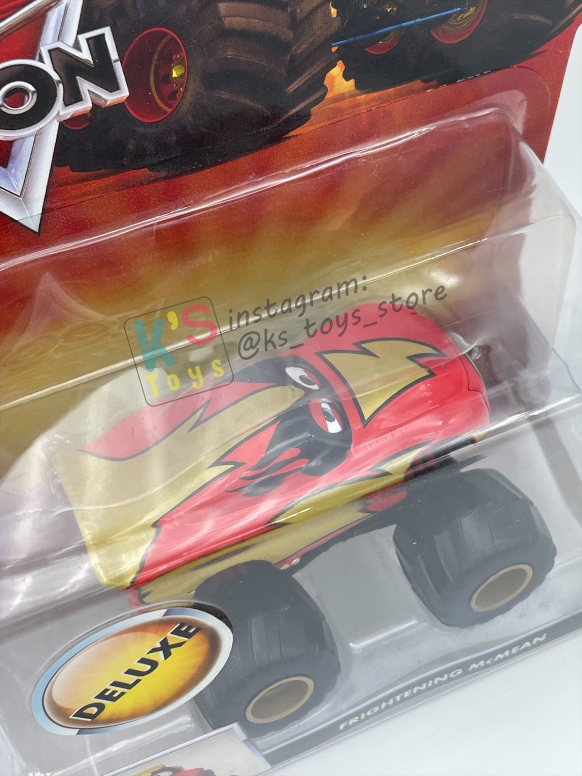Deluxe Disney Pixar Cars "FRIGHTENING McMEAN" Monster Truck Mater - Cars Toon Series - BNIP