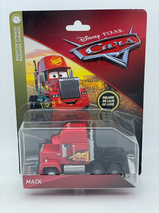 DELUXE DISNEY PIXAR CARS "MACK CARS 3 SEMI TRUCK" RADIATOR SPRINGS SERIES - BNIP