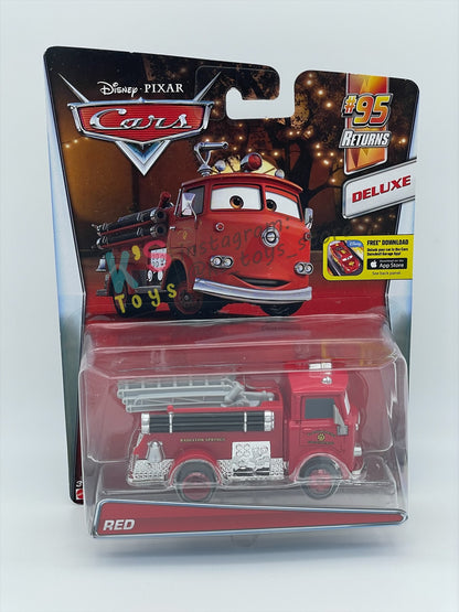 DELUXE DISNEY PIXAR CARS "RED (CARS 2 VARIANT)" #95 RETURNS SERIES - BNIP