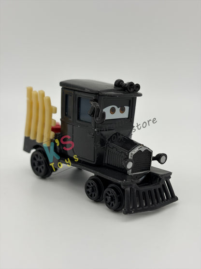 PRE-OWNED / LOOSE DISNEY PIXAR CARS 1:55 BY MATTEL - "GALLOPING GEARGRINDER" CARS 2 95 RETURNS SERIES - PLAYED CONDITION, MISSING PARTS!!!!!