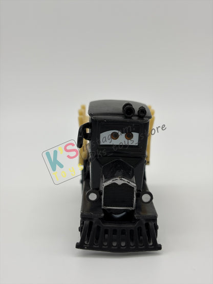 PRE-OWNED / LOOSE DISNEY PIXAR CARS 1:55 BY MATTEL - "GALLOPING GEARGRINDER" CARS 2 95 RETURNS SERIES - PLAYED CONDITION, MISSING PARTS!!!!!