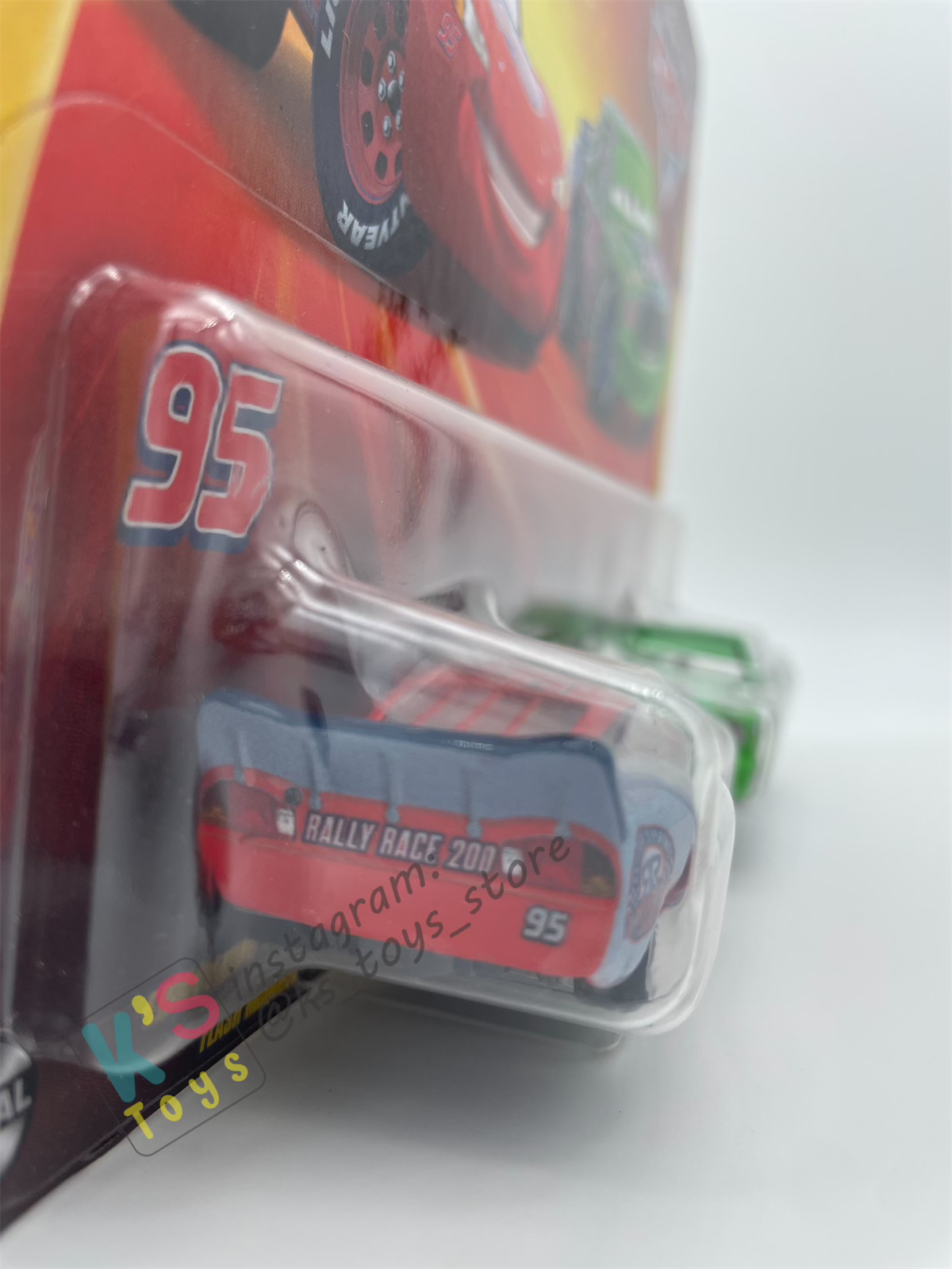 Disney Pixar Cars 1:55 by Mattel 2-Pack LIGHTNING MCQUEEN AND CHICK HICKS RACE AND RESCUE SERIES - 2025 NEW RELEASE - BNIP