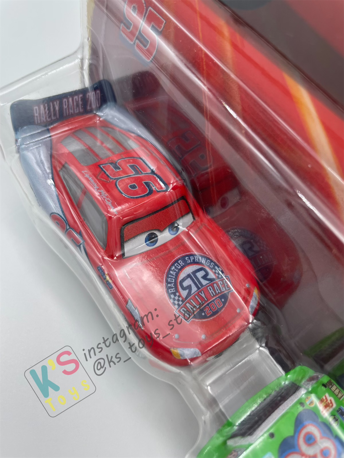 Disney Pixar Cars 1:55 by Mattel 2-Pack LIGHTNING MCQUEEN AND CHICK HICKS RACE AND RESCUE SERIES - 2025 NEW RELEASE - BNIP