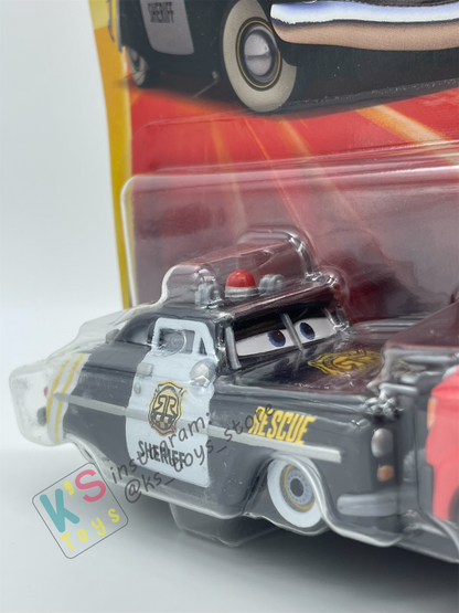 Disney Pixar Cars 1:55 by Mattel 2-Pack SHERIFF AND ADAM ROADRIGUEZ RACE AND RESCUE SERIES - 2025 NEW RELEASE - BNIP