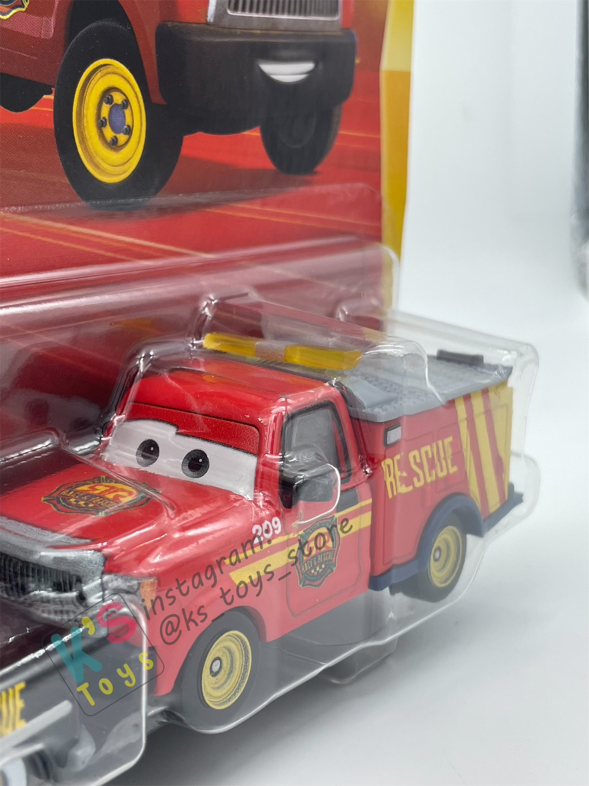 Disney Pixar Cars 1:55 by Mattel 2-Pack SHERIFF AND ADAM ROADRIGUEZ RACE AND RESCUE SERIES - 2025 NEW RELEASE - BNIP
