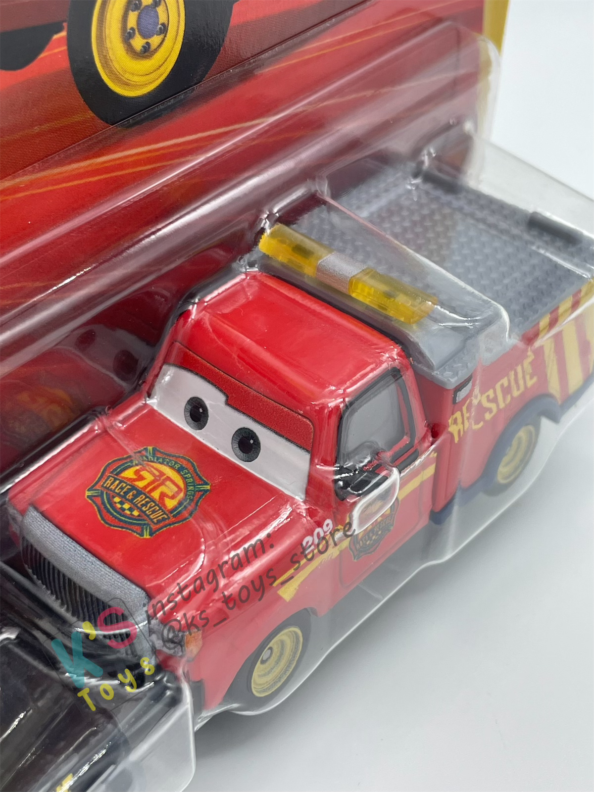 Disney Pixar Cars 1:55 by Mattel 2-Pack SHERIFF AND ADAM ROADRIGUEZ RACE AND RESCUE SERIES - 2025 NEW RELEASE - BNIP