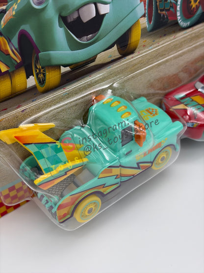 Disney Pixar Cars 1:55 by Mattel 2-Pack, RACE TO CELEBRATE MATER AND LIGHTNING MCQUEEN - 2026 NEW RELEASE - BNIP