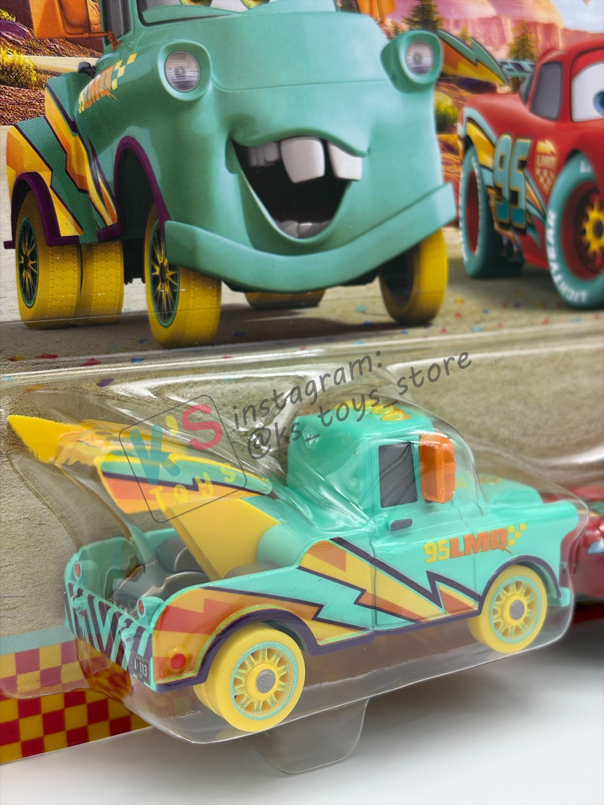 Disney Pixar Cars 1:55 by Mattel 2-Pack, RACE TO CELEBRATE MATER AND LIGHTNING MCQUEEN - 2026 NEW RELEASE - BNIP