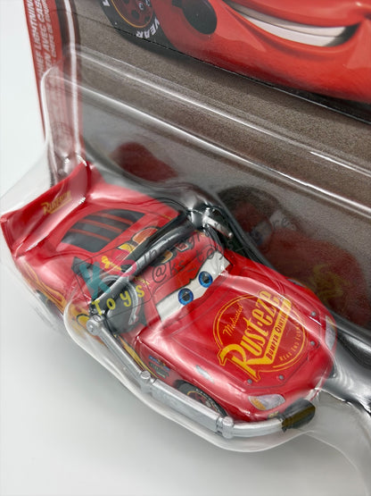 Disney Pixar Cars 1:55 by Mattel 2-Pack, HEADSET CREW CHIEF LIGHTNING MCQUEEN AND RUSTEZE CRUZ RAMIREZ - 2026 RE-RELEASED 20th ANNIVERSARY CARD - BNIP
