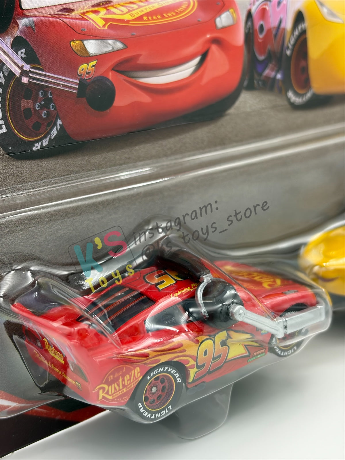 Disney Pixar Cars 1:55 by Mattel 2-Pack, HEADSET CREW CHIEF LIGHTNING MCQUEEN AND RUSTEZE CRUZ RAMIREZ - 2026 RE-RELEASED 20th ANNIVERSARY CARD - BNIP