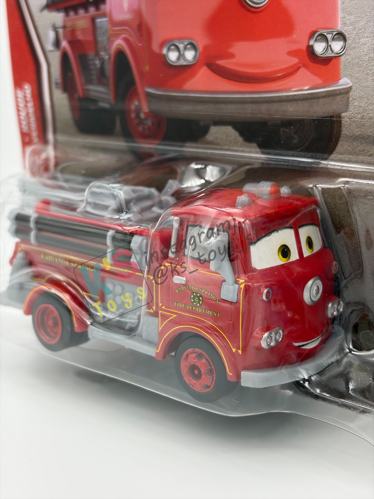 Disney Pixar Cars 1:55 by Mattel 2-Pack, RED AND GUIDO (FACIAL VARIANT) - 2026 RE-RELEASED 20th ANNIVERSARY CARD - BNIP