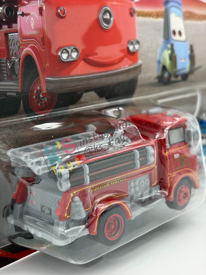 Disney Pixar Cars 1:55 by Mattel 2-Pack, RED AND GUIDO (FACIAL VARIANT) - 2026 RE-RELEASED 20th ANNIVERSARY CARD - BNIP