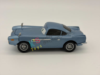 PRE-OWNED / LOOSE DISNEY PIXAR CARS BY MATTEL, "FINN MCMISSILE" - CARS SERIES - NEAR MINT CONDITION BUT HAS A DEFECT - READ DESCRIPTION!!!!!!!!!!!