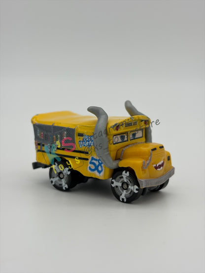 Loose Mini Racers Pixar Disney Cars, MISS FRITTER - Mint / Near Mint Condition
