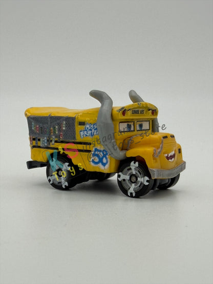 Loose Mini Racers Pixar Disney Cars, MISS FRITTER - Mint / Near Mint Condition