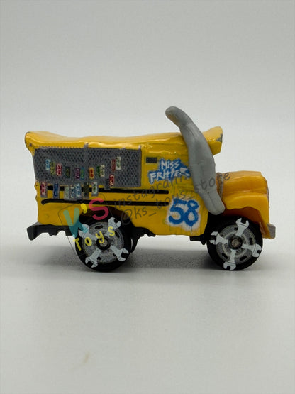 Loose Mini Racers Pixar Disney Cars, MISS FRITTER - Mint / Near Mint Condition