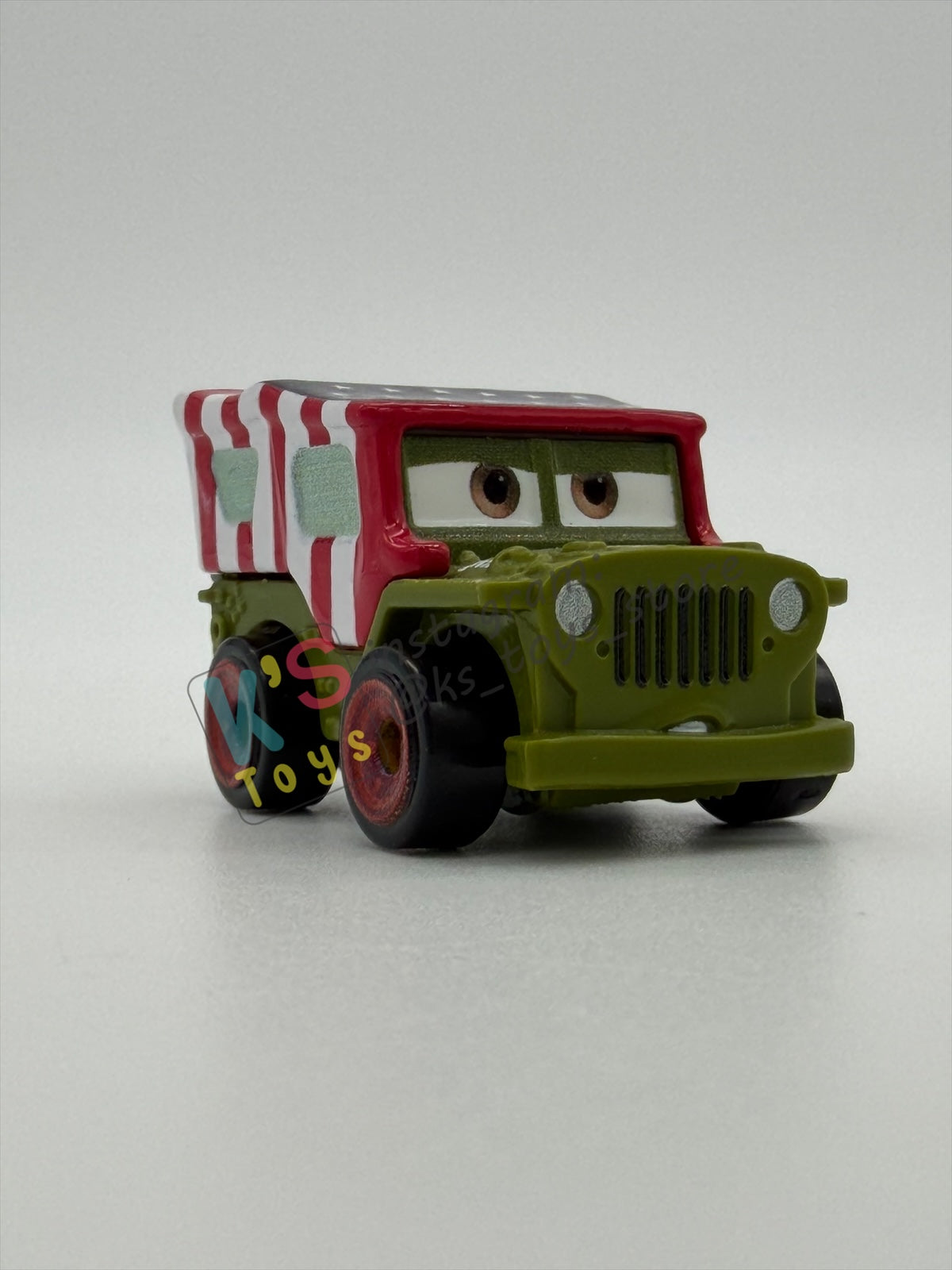 Loose Mini Racers Pixar Disney Cars, PATRIOT SARGE - Mint / Near Mint Condition