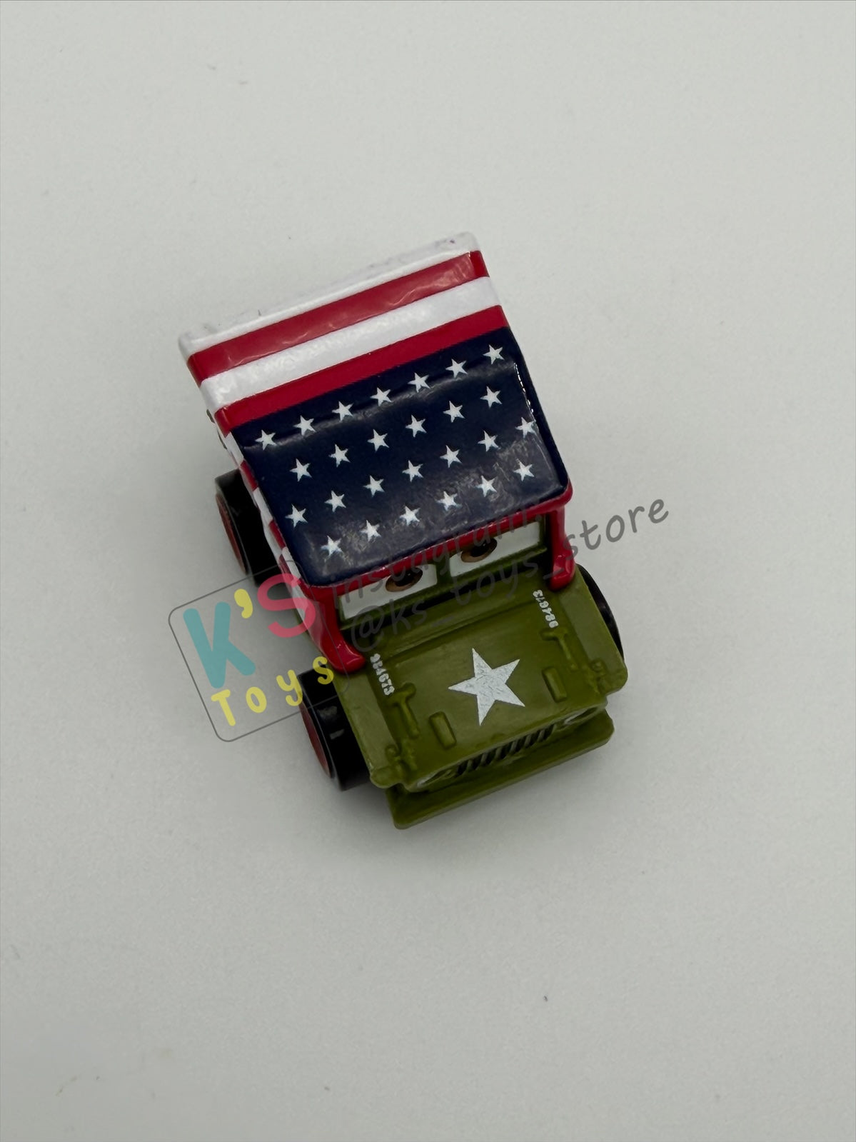 Loose Mini Racers Pixar Disney Cars, PATRIOT SARGE - Mint / Near Mint Condition