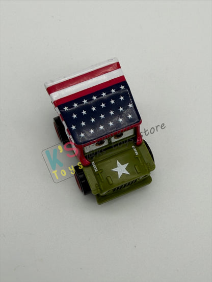 Loose Mini Racers Pixar Disney Cars, PATRIOT SARGE - Mint / Near Mint Condition