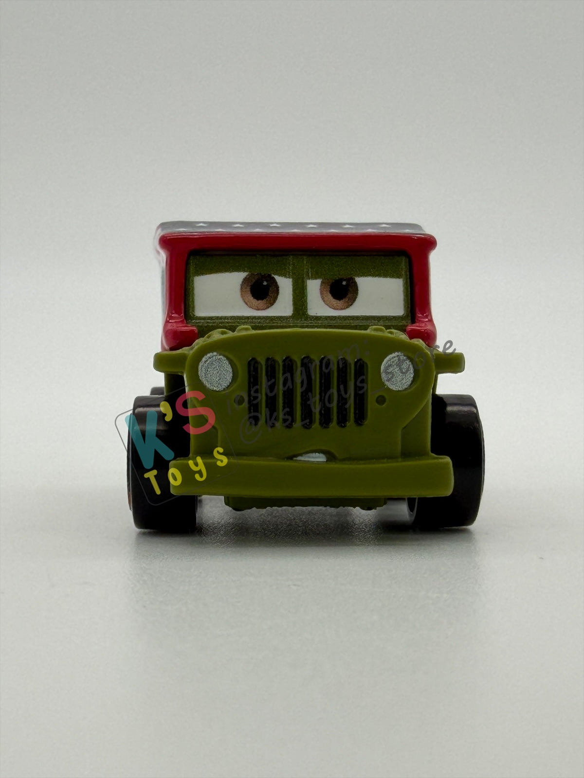 Loose Mini Racers Pixar Disney Cars, PATRIOT SARGE - Mint / Near Mint Condition