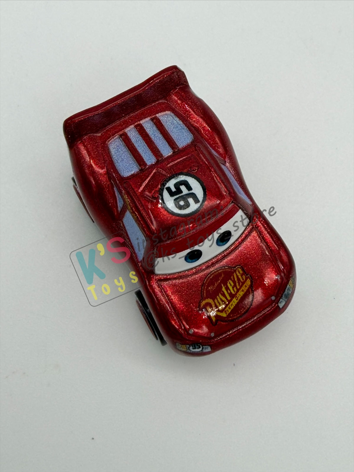 Loose Mini Racers Pixar Disney Cars, RADIATOR SPRINGS LIGHTNING MCQUEEN - Mint / Near Mint Condition