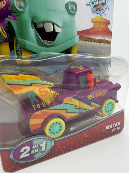 COLOR CHANGERS Disney Pixar Cars by MATTEL, RACE TO CELEBRATE MATER (PURPLE/AQUA) - 2026 NEW RELEASE  - BNIP