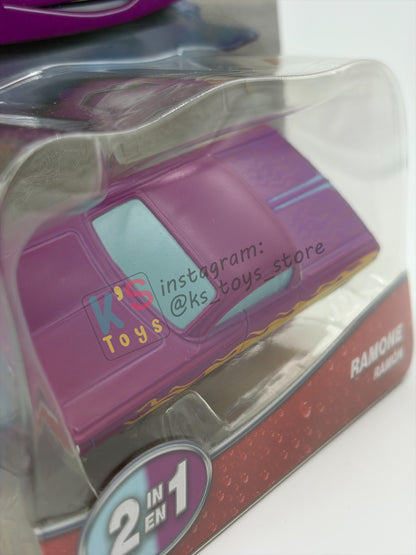 COLOR CHANGERS Disney Pixar Cars by MATTEL, RAMONE (PURPLE / LIGHT BLUE) WITH FLAMES - 2026 RE-RELEASED- BNIP