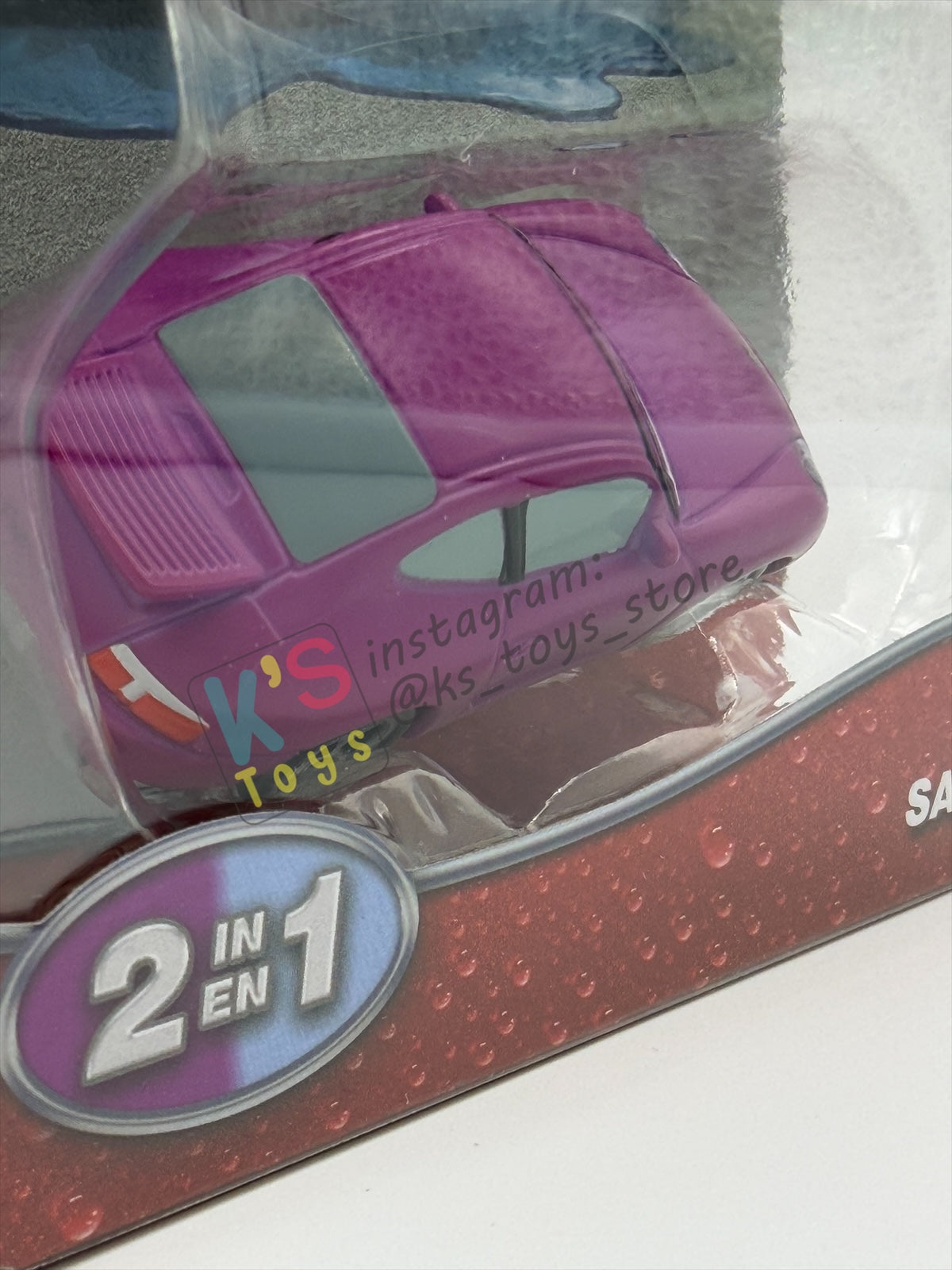 COLOR CHANGERS Disney Pixar Cars by MATTEL, SALLY (PURPLE/BLUE) - 2026 RE-RELEASED  - BNIP