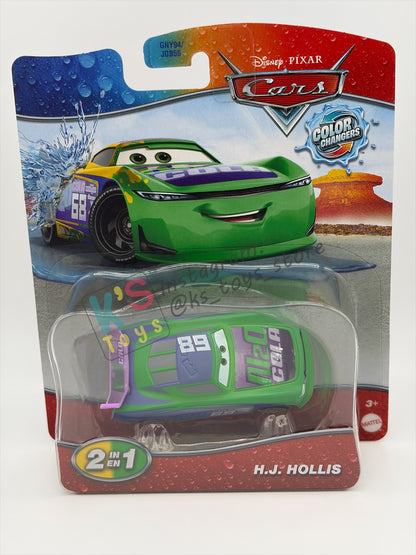 COLOR CHANGERS Disney Pixar Cars by MATTEL, H.J. HOLLIS - 2026 RE-RELEASED - BNIP