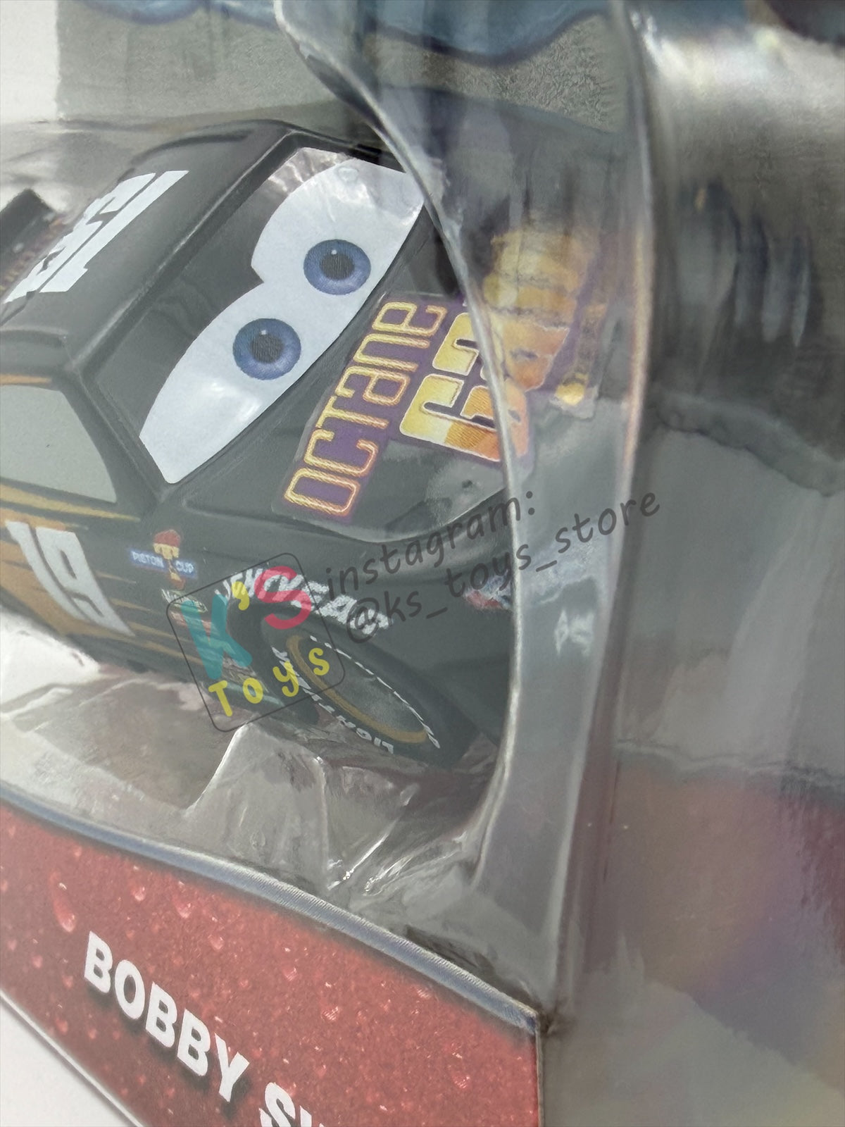 COLOR CHANGERS Disney Pixar Cars by MATTEL, BOBBY SWIFT (BLACK/PURPLE) - 2026 RE-RELEASED  - BNIP