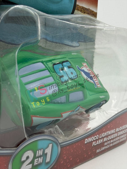 COLOR CHANGERS Disney Pixar Cars by MATTEL, DINOCO LIGHTNING MCQUEEN (BLUE/GREEN) - 2026 RELEASE  - BNIP