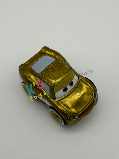 Loose Mini Racers Pixar Disney Cars, GOLDEN CRUISIN’ LIGHTNING MCQUEEN - Mint / Near Mint Condition