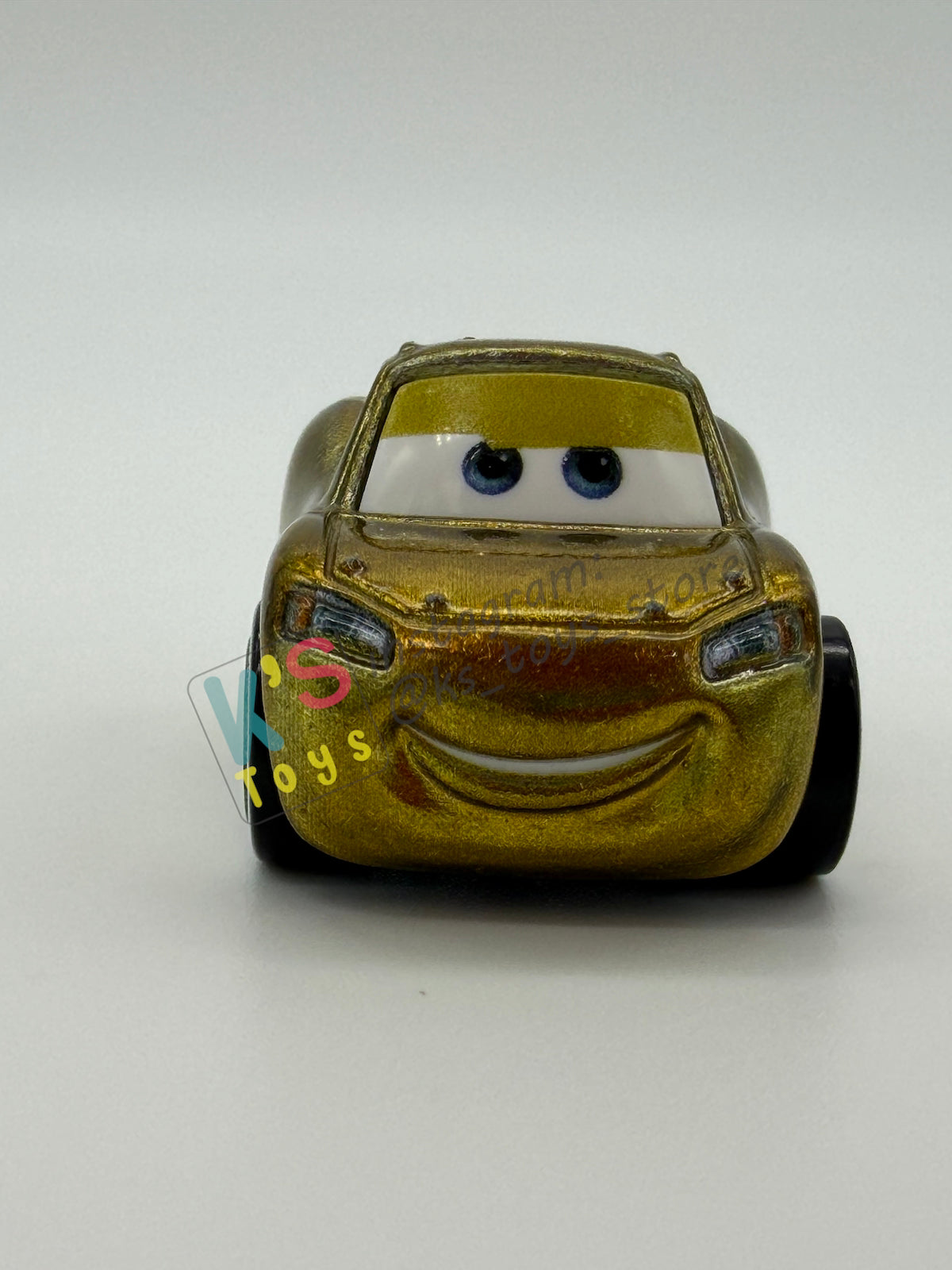 Loose Mini Racers Pixar Disney Cars, GOLDEN CRUISIN’ LIGHTNING MCQUEEN - Mint / Near Mint Condition