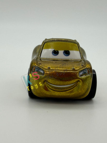 Loose Mini Racers Pixar Disney Cars, GOLDEN CRUISIN’ LIGHTNING MCQUEEN - Mint / Near Mint Condition