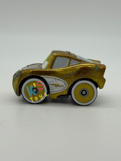 Loose Mini Racers Pixar Disney Cars, GOLDEN CRUISIN’ LIGHTNING MCQUEEN - Mint / Near Mint Condition