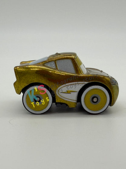 Loose Mini Racers Pixar Disney Cars, GOLDEN CRUISIN’ LIGHTNING MCQUEEN - Mint / Near Mint Condition