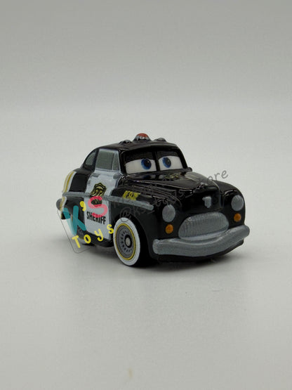 Loose Mini Racers Pixar Disney Cars, RACE AND RESCUE SHERIFF - Mint / Near Mint Condition