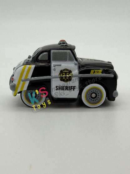 Loose Mini Racers Pixar Disney Cars, RACE AND RESCUE SHERIFF - Mint / Near Mint Condition