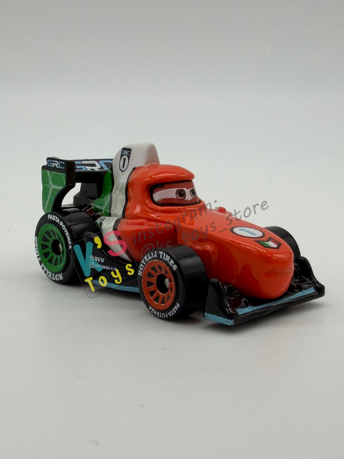 Loose Mini Racers Pixar Disney Cars, GRC FRANCESCO - Mint / Near Mint Condition
