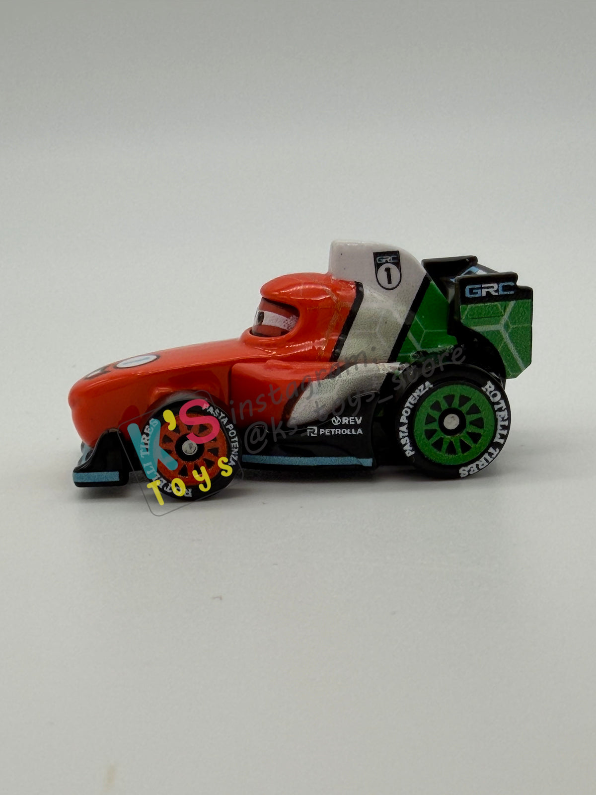 Loose Mini Racers Pixar Disney Cars, GRC FRANCESCO - Mint / Near Mint Condition