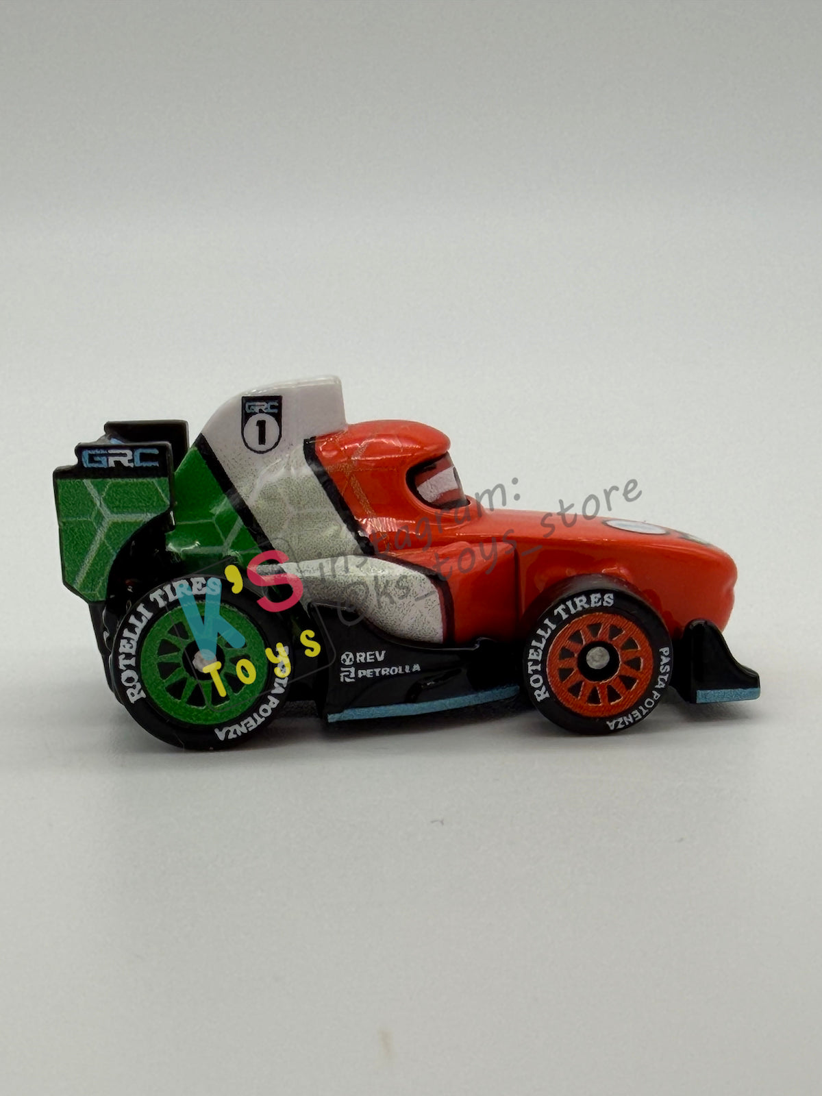 Loose Mini Racers Pixar Disney Cars, GRC FRANCESCO - Mint / Near Mint Condition